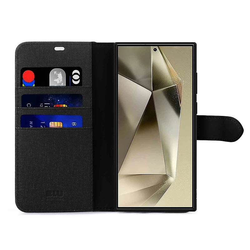 Blu Element Étui Folio 2 in 1 Noir pour Samsung Galaxy S25/Galaxy S24