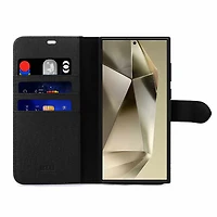 Blu Element Étui Folio 2 in 1 Noir pour Samsung Galaxy S25/Galaxy S24