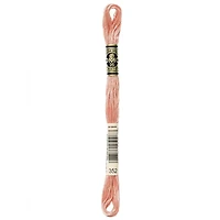 DMC Pink Cotton 6-Strand Embroidery Floss Skein, 8 m (8.7 yd)