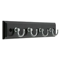 Era Classic Key and Hook Rail Black