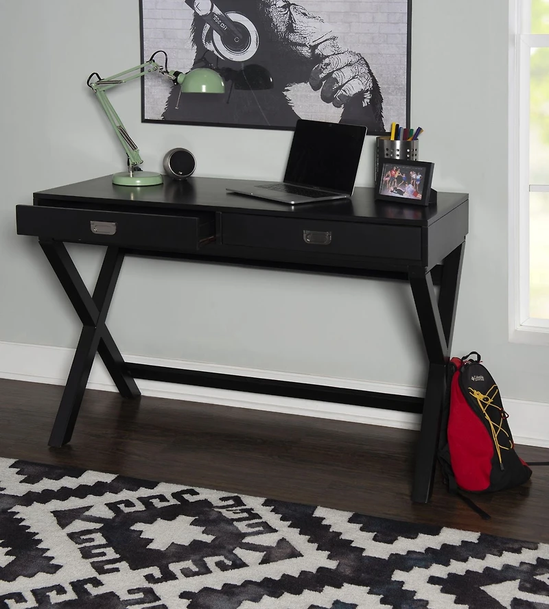 Posey Black Writing Desk