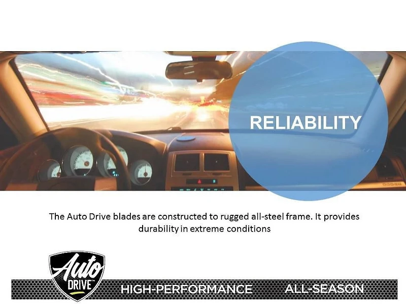 Balais d'essuie-glace Autodrive de premier choix profilé de 19 po