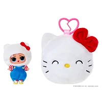 L.O.L. Surprise! Loves Hello Kitty Reversible Plush Surprise with Matching Tot and Keychain