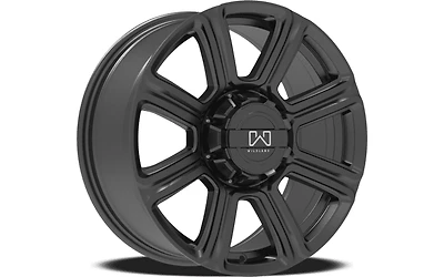 Set of four (4) Wildland Hurricane rims - 20x8.5 inch Gloss Black alloy wheels for 2019-Present Chevrolet Silverado 1500