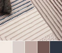 ECARPET Bentley Contemporary/Modern Area Rug for Living Room, Bedroom, Dining Room, Entrance, Hallway and More.