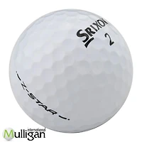 Mulligan - 60 balles de golf récupérées Srixon Z-Star 4A, Blanc