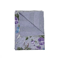 JETÉ EN COTON RÉTRO KANTHA 50"X70"