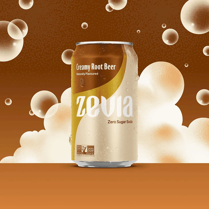 Zevia Creamy Root Beer, pack cans6X355ML