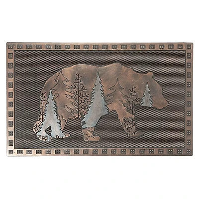 RUBBER MAT (EVERGREEN BEAR)