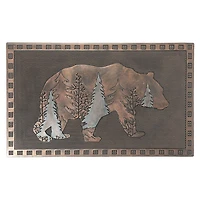 RUBBER MAT (EVERGREEN BEAR)