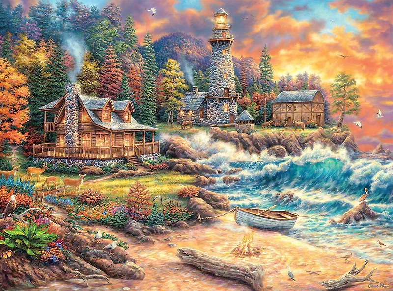 Buffalo Games - Chuck Pinson - Providence by the Sea - 1000 Piece Jigsaw Puzzle