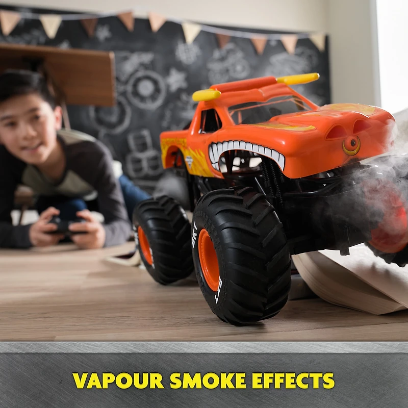 Monster Jam, El Toro Loco RC Monster Truck with Atomizer Smoke Effects, 1:15 Scale, Kids Toys for Boys and Girls Ages 3 and up