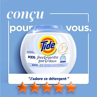 Tide Capsules Pur & Doux Détergent à Lessive Pacs de Savon, Tide Capsules Détergent à Lessive, Pacs de Détergent à Lessive, Détergent à Lessive en Capsules, 76 Unités
