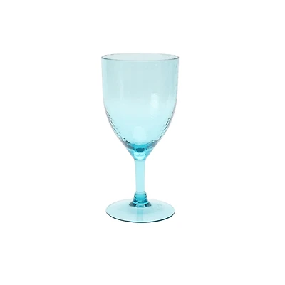 Hometrends Hammer Blue Acrylic Goblet 419mL
