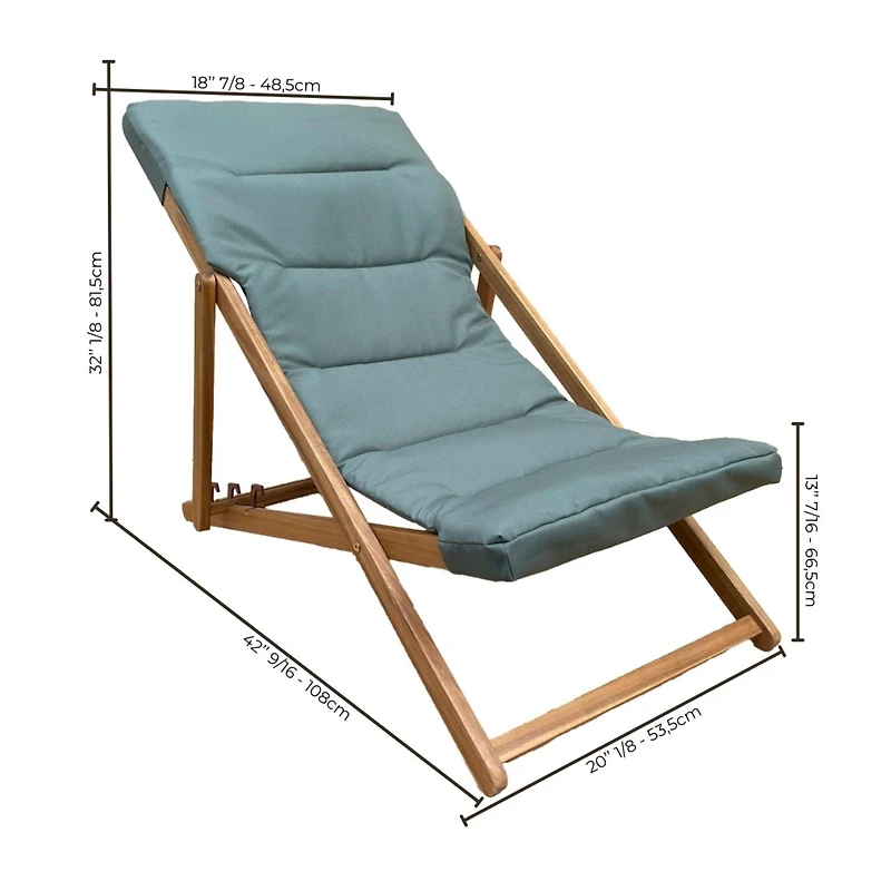 Chaise Transat - Vert forêt