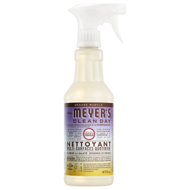 Mrs. Meyers Mult-Surface Cleaner, Natural Cleaner, Compassion Flower Scent, 473ml
