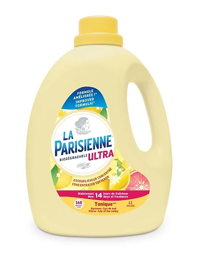 La Parisienne Ultra Fabric Softener TONIQUE 4L 148 Wash Loads