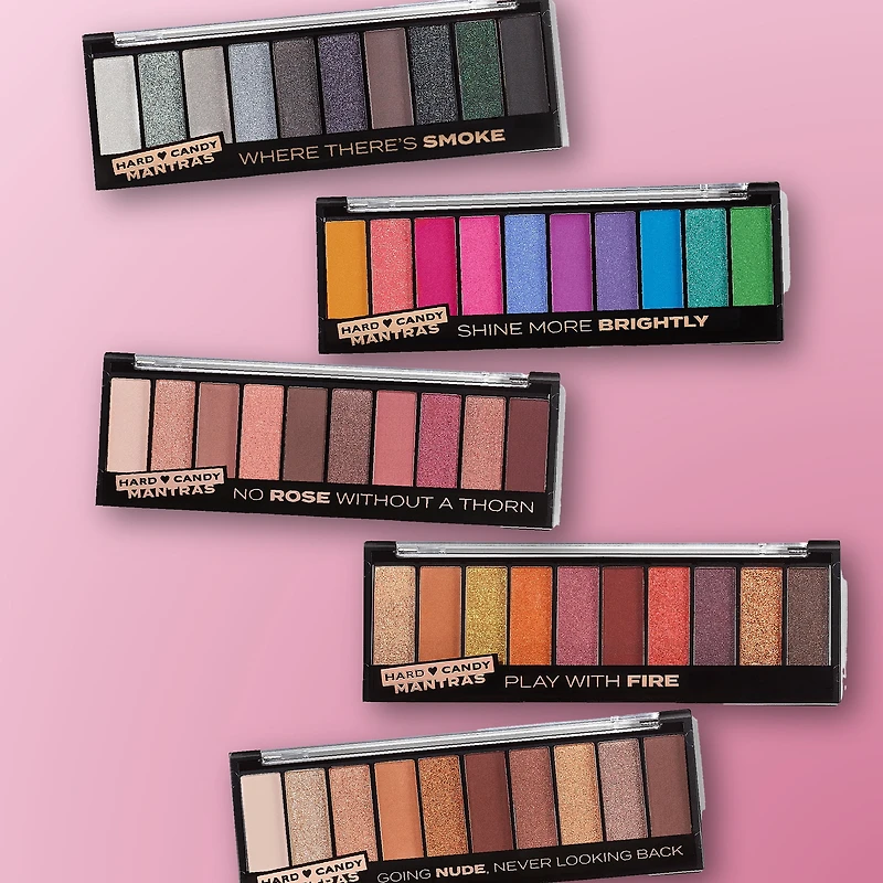 Hard Candy, Top Ten Eyeshadow Palette, 10 Long-Lasting Shades