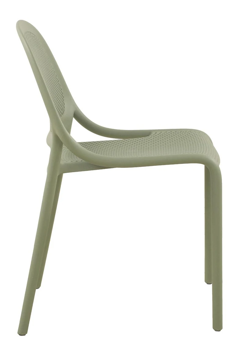 Summer armless dining chair Green Jade (4 chairs/box )