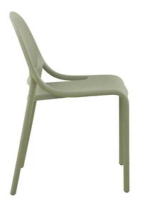 Summer armless dining chair Green Jade (4 chairs/box )