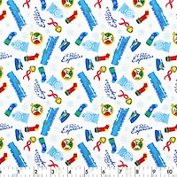 FABRIC CREATIONS Harry Potter Cotton Fabric 111 cm (44 in), White