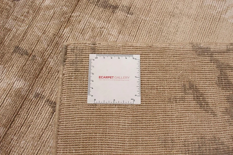 ECARPETGALLERY Tapis Métier Main pour Salon, Salle à Manger et Chambre à Coucher Transitionnel Collection Galleria 5'6" x 7'11" en Brun