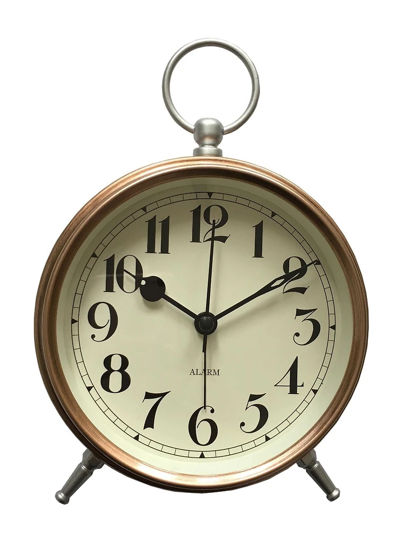 MONTRE DE GOUSSET CUIVRÉE EN HORLOGE DE TABLE