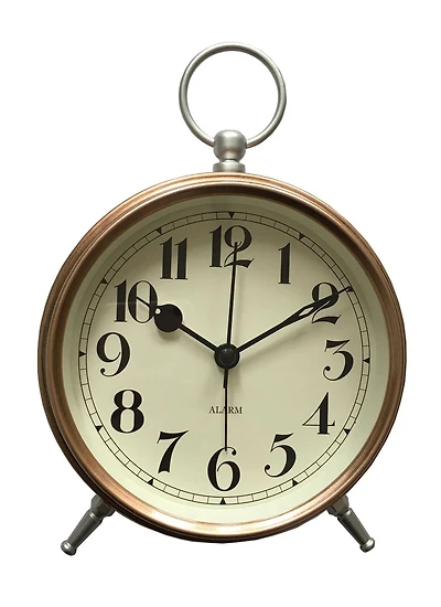 MONTRE DE GOUSSET CUIVRÉE EN HORLOGE DE TABLE