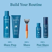 Harry's Shaving Razor for Men with 2 Razor Blade Refill Cartridges, Charcoal Grey