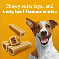 PEDIGREE Jumbone Adult Dog Treats – For Small & Medium Dogs - Beef Flavour – 2 Chews