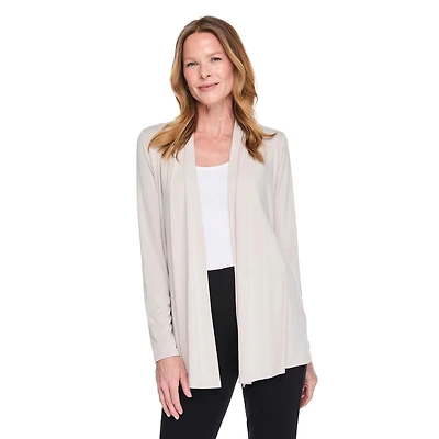 Cardigan avec motif en cascade Karen Scott pour femmes