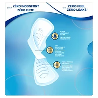 Serviettes Always Infini FlexFoam, régulières avec ailes, pour femmes, taille 1, sans parfum, 50 serviettes