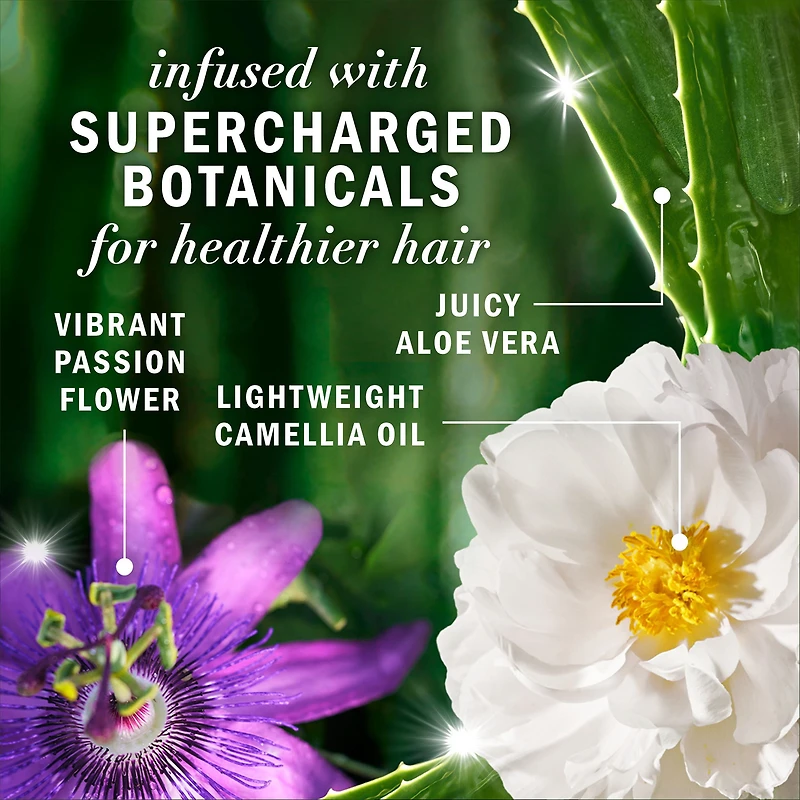 Herbal Essences Full + Thick Passionflower Sulfate Free Shampoo, 400ml