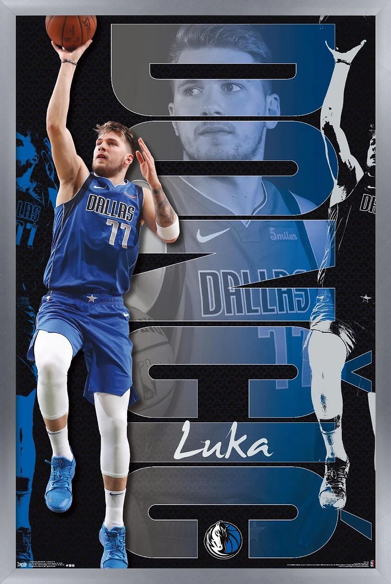 NBA Dallas Mavericks - Luka Doncic 19 Wall Poster, 22.375" x 34"