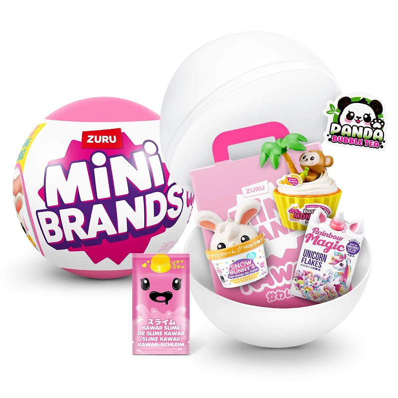 Mini Brands Kawaii Capsule by ZURU - Surprise Unbox Collectible Toy for Kids Ages 3+