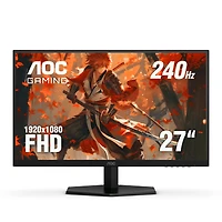 AOC Q27G42ZE 27" TFT 2560x1440 IPS 240Hz 0.3ms (MPRT) Adaptive Sync 2x HDMI 2.0 1x DisplayPort 1.4 Moniteur de jeu