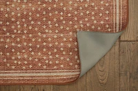 Outdoor Washable Estero Orange & Ivory 5' x 7' Area Rug