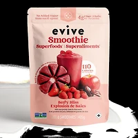 Evive Smoothie Cubes - Berry Bliss, 405g, Vegan, Non-GMO, Frozen Cubes, Blend (beets, mixed berries, dates etc.), Evive Smoothie Cubes - Berry Bliss, 405g