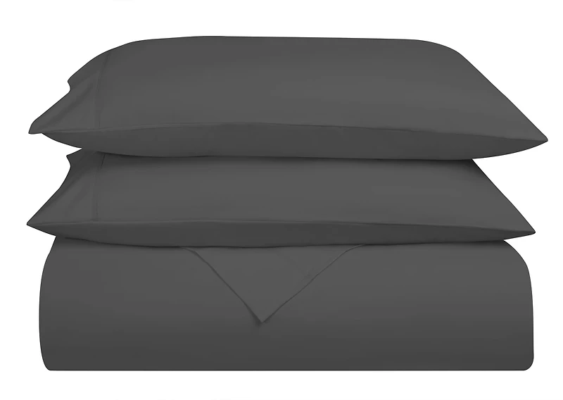 Swift Home Basic 4-Piece King Size Sheet Set, Ultra Soft, Deep Pocket, Easy Care Bedding Set, Gray