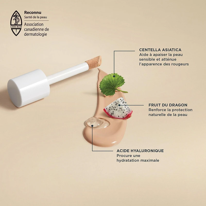 Marcelle Skincaring Fond de Teint + Cache-Cernes Apaisant 2 en 1