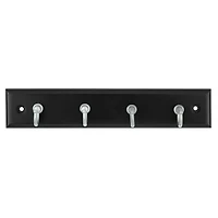Era Classic Key and Hook Rail Black
