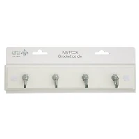 Era Classic Key and Hook Rail White