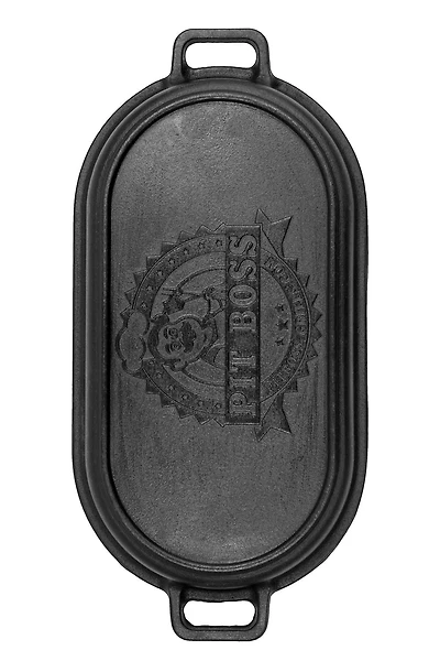 Pit Boss 6 Quart Cast Iron Roaster Pan with Griddle Lid