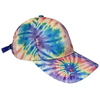 Way To Celebrate Distressed Rainbow Tie Dyed Hat
