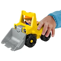 Fisher-Price Little People Bulldozer Construction Toy & Figure Set for Toddlers, 2 Pieces