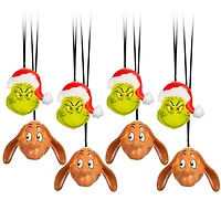 Christmas Blinking Lights S/8 Grinch & Max Head Dr. Seuss