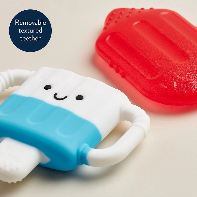 Itzy Ritzy Itzy Cool Anneau de Dentition à Eau Froide pour Bébés, Anneau de Dentition Rafraîchissant Rempli d’Eau, 0+ Mois