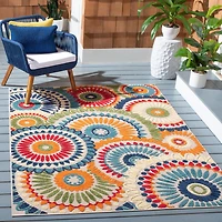 SAFAVIEH Cabana Marina Suzani Outdoor Area Rug
