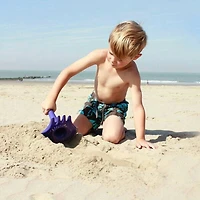 Quut - Triplet - 4-in-1 Beach Toy: Shovel, Rake, Sifter, and Funnel - Multifunctional Sand Tool for Kids - Create Sand Structures - Dig, Sift, Rake, and Funnel Water for Sand Art