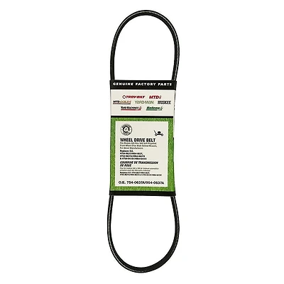 MTD OEM Courroie d'entraînement de rechange pour tondeuses autopropulsées MTD, 0,38 pox31,25 po
